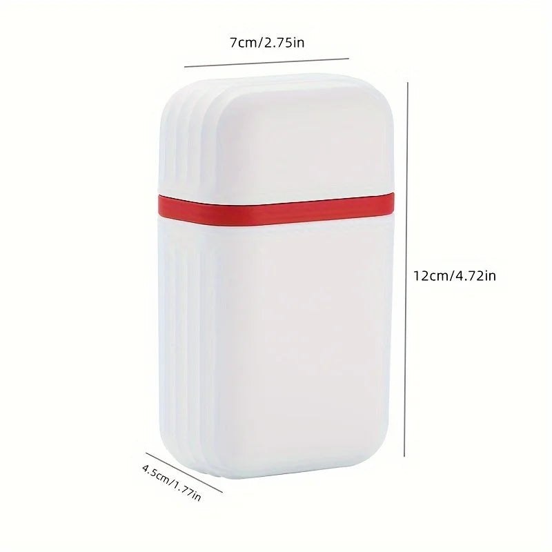 1PC Portable Travel Soap Box, Sealed Design, Drainage Household Soap Holder,Covered Draining Box, Mini Household Soap Container