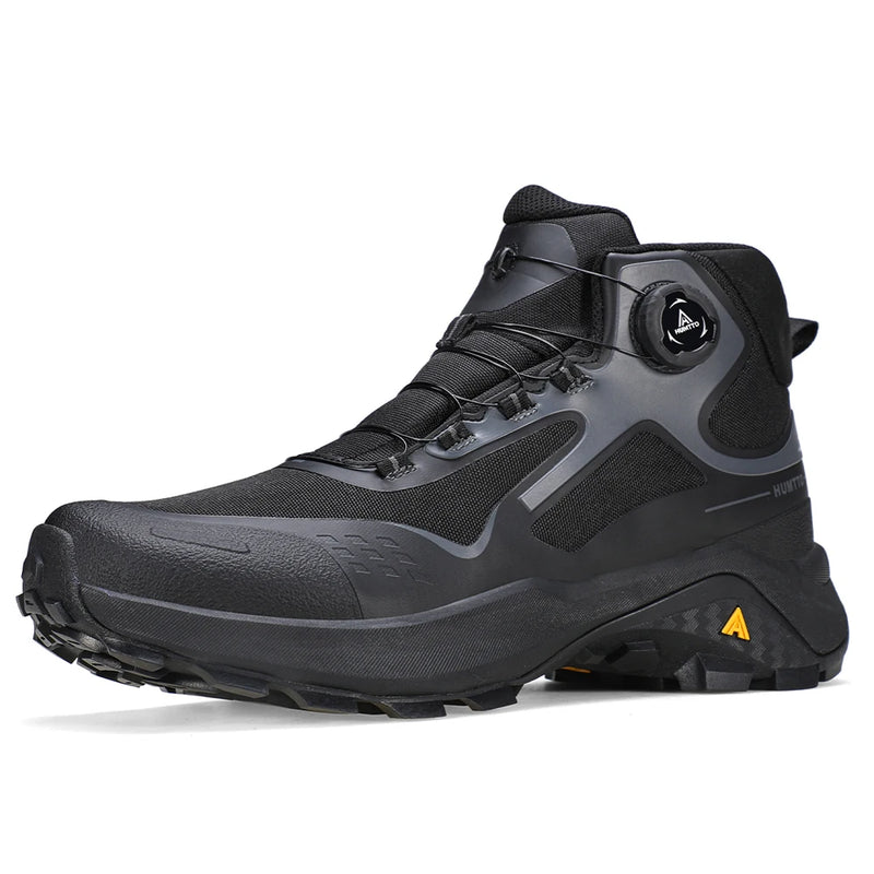 HUMTTO Outdoor Mountain Climbing Hiking Shoes for Men 2025 Winter High Top Anti Slip Sneakers Professional Trekking Boots Man