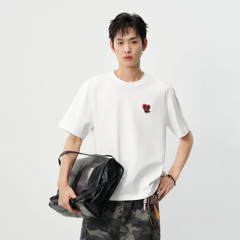 Semir Men Tshirt Embroidered Round Neck Knit Short Sleeve 2026 New Casual Fashion Soft Comfortable Daily Top Wear