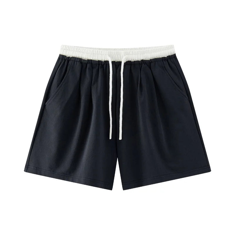 Semir Womens Shorts 2026 Loose Draped Pleated Texture Elastic Waist Casual Soft Comfortable Breathable