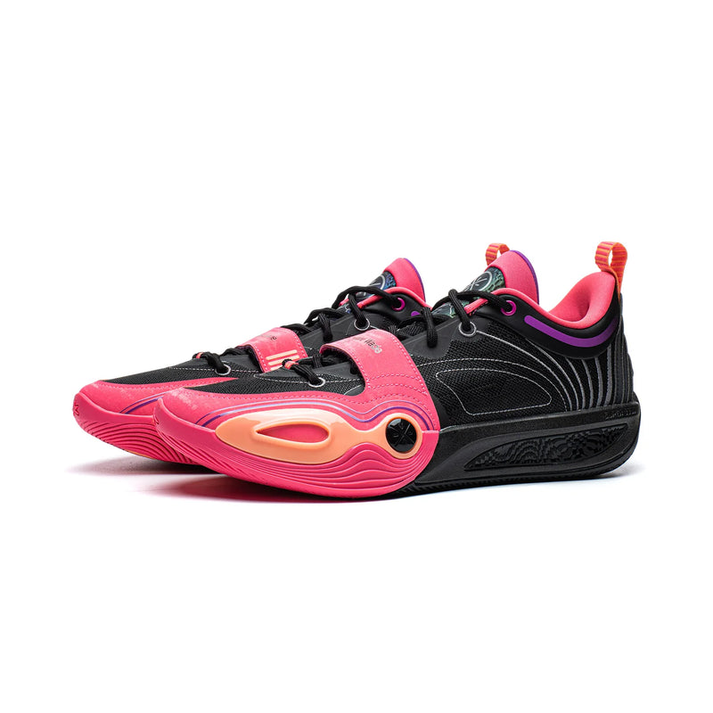 ស្បែកជើងបាល់បោះអាជីព Li-Ning សម្រាប់បុរស WADE ALL CITY 14 ENCORE SUPER BOOM ទន់ស្រួលពាក់ ស្បែកជើងប៉ាតាស្រាល ABAW053