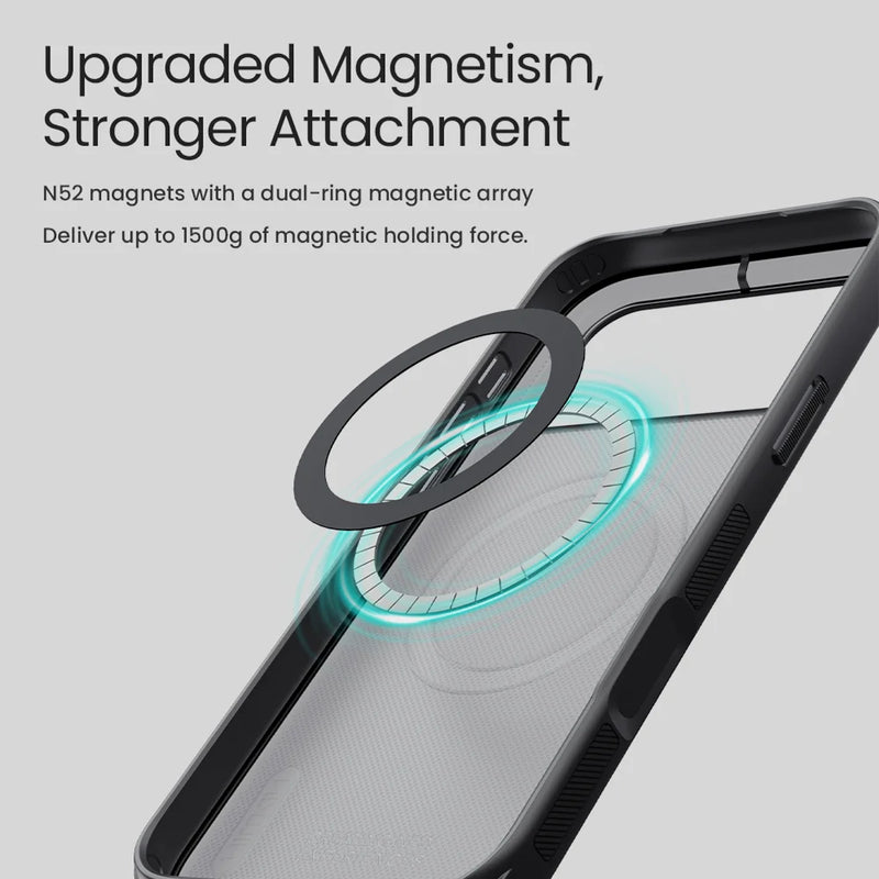 NILLKIN For iPhone 18 Pro Max Magsafe Case Super Frosted Shield Pro Shockproof PC Back Cover For iPhone 18 Pro Magnetic Cases