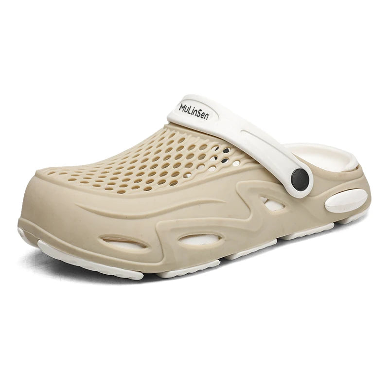 Men's Classic EVA Clogs Breathable Lightweight Anti slip Outdoor Garden Slippers summer New fashion casual soft sole beach shoes