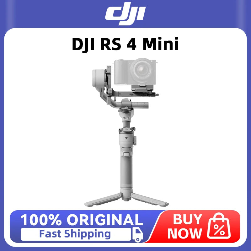 DJI RS 4 Mini 2nd-Gen Automated Axis Locks 2kg/4.4lbs Payload for Camera and Phone original brand new in stock