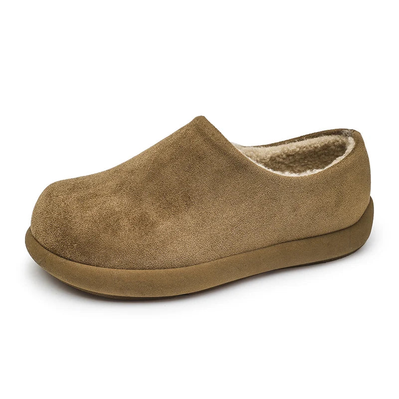 Men's high-quality snow casual cotton shoes winter warm plush soft soled fashion outdoor walking light comfort cotton slippers