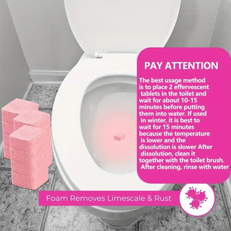 10/20pcs toilet cleaning tablets,used for deep cleaning and removal of stains and scale,effectively descaling. toilet cleaner