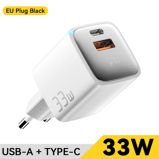 Essager 33W GaN Charger PD Fast USB Type C Charger USB C PD3.0 QC3.0 PPS Quick Charging For iPhone 14 13 12 Pro Travel Chargers Default Title