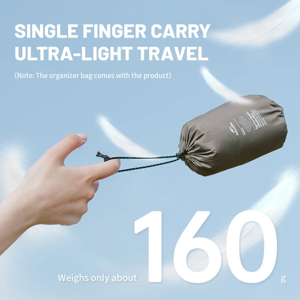 Naturehike 2-in-1 Camping Inflatable Pillow Portable Waterproof Adjustable Lumbar Neck Pillow Comfortable Outdoor Travel Pillow