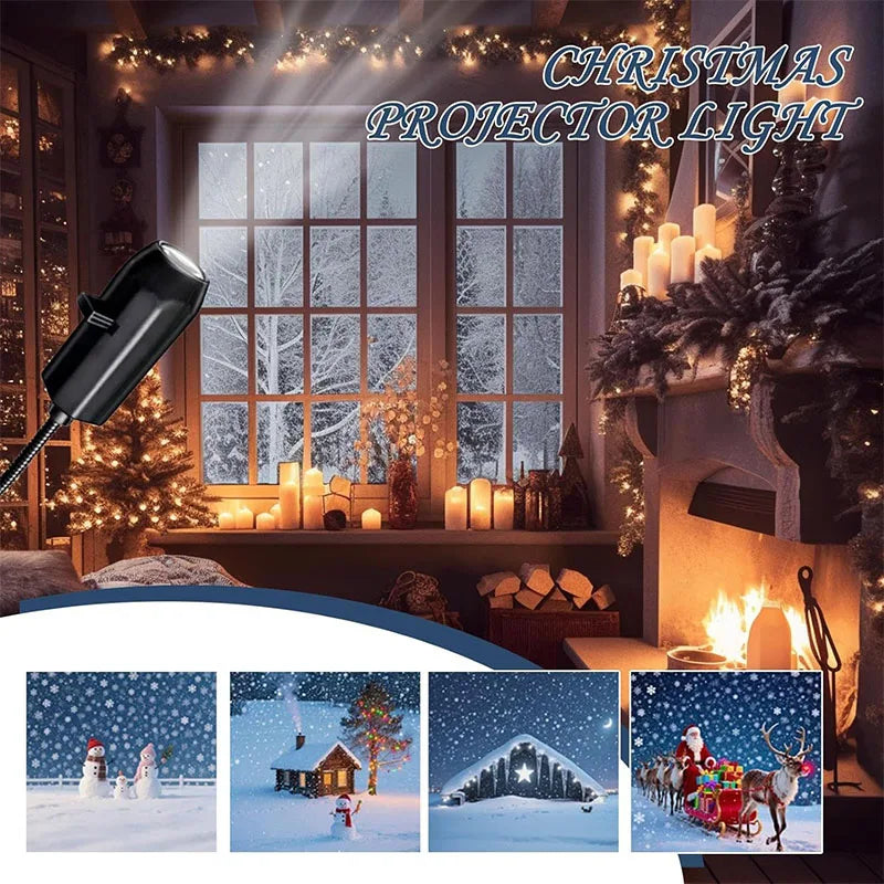 ភ្លើងបញ្ចាំងបុណ្យណូអែល USB ដំណើរការដោយ USB 4/10 របៀប លំនាំនំខ្ញី សាន់តា ព្រិល មនុស្ស ចង្កៀងតុបតែងបរិយាកាសសម្រាប់ពិធីជប់លៀងបុណ្យណូអែល