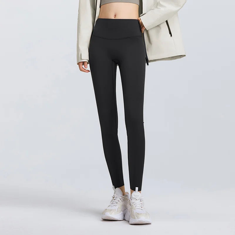 Semir Stretch Leggings Women High Elastic Tummy Control Slim Fit Black Cut Free Shark Pants 2026 Spring Stylish Bottoms