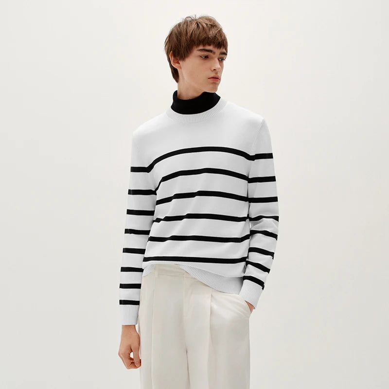 Semir Men Sweater Thermal Warmth Antistatic Fabric Knit Texture Layering Essential Soft Touch 2026 Winter Everyday Style