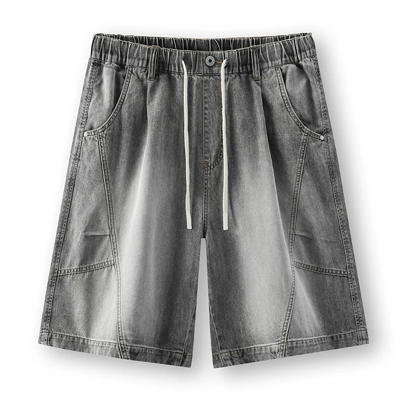 Semir Men Pants Denim Loose Waist Binding Elastic Drawstring Casual Style Soft Comfortable Daily Wear 2026 Summer Fashion Top