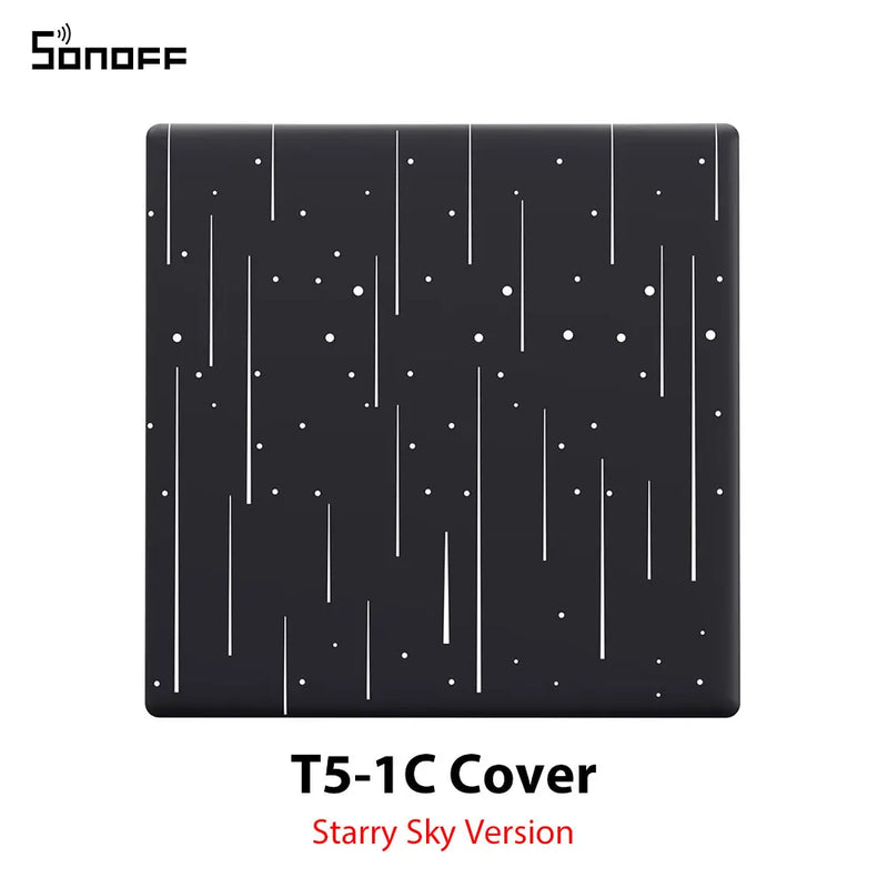 SONOFF TX Ultimate Smart WiFi Wall Touch Switch Cover Replaceable Stylish Cartoon Star Version Compatible with T5-86 Wall Switch