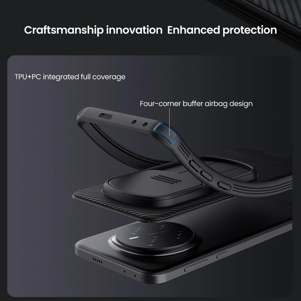 For Honor Magic 7 Pro Case Nillkin CamShield Pro Case Sliding Camera Protection Anti-Shockproof Back Cover For Magic 7 Pro Cases