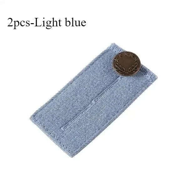 2pcs Seamless Jeans Waist Extension Buckle, Adjustable Waist Extender for Men'S And Women'S Jeans, Waist Extender. buttons.
