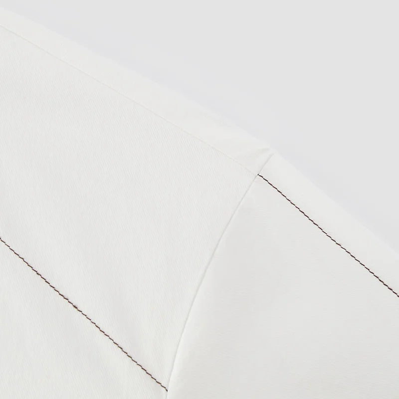 Semir Women Jacket 2026 Spring New White Short Loose Stitch Detail Petite Cool Stylish Versatile Casual Daily Tops