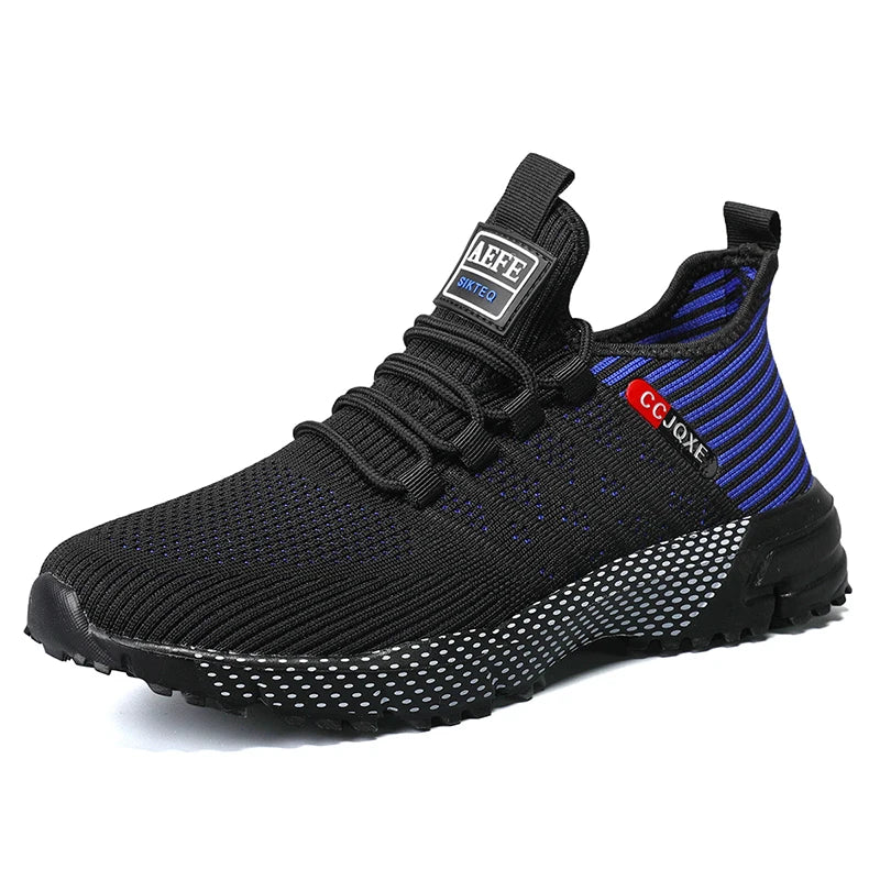 Mens Running Sneakers 2025 New Breathable Mesh Ultra Light Trendy Casual Walking Shoes Outdoor Sports Training Gym Jogging Shoes