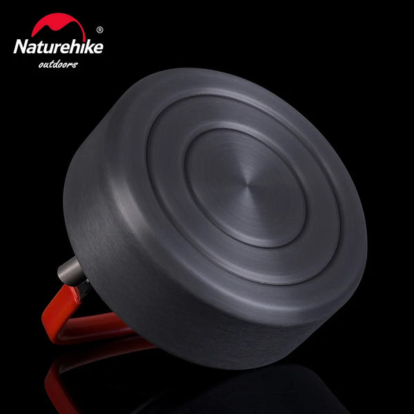 Naturehike 1.1L / 1.45L Aluminum Kettle Teapot Lightweight Outdoor Coffee Pot Camping Hiking Backpacking Kettle Travel Tableware