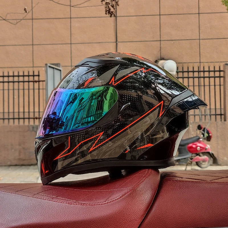 Motorcycle helmet double lens full mask capacete de moto cyclist casco para moto kask helmets