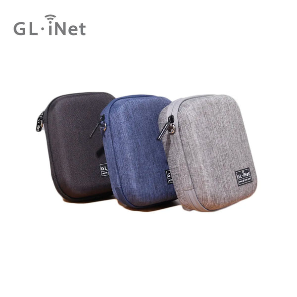កាបូបសម្រាប់រៀបចំឧបករណ៍ GL.iNet សម្រាប់រ៉ោតទ័រធ្វើដំណើរ, កាបូបថាសរឹង, សម្រាប់ឆ្នាំងសាក, ខ្សែ, រ៉ោតទ័រខ្នាតតូច