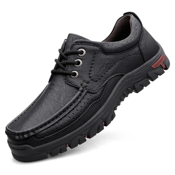 High Quality Mens Lace Up Natural Genuine Leather Shoes Men Casual Oxfords Comfortable Handmade Shoes Dropshipping