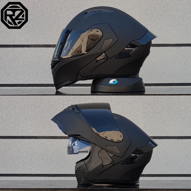 Motorcycle helmets Double Visors Modular Flip Up helmet DOT approved Full face casque moto racing  casco abatible para moto