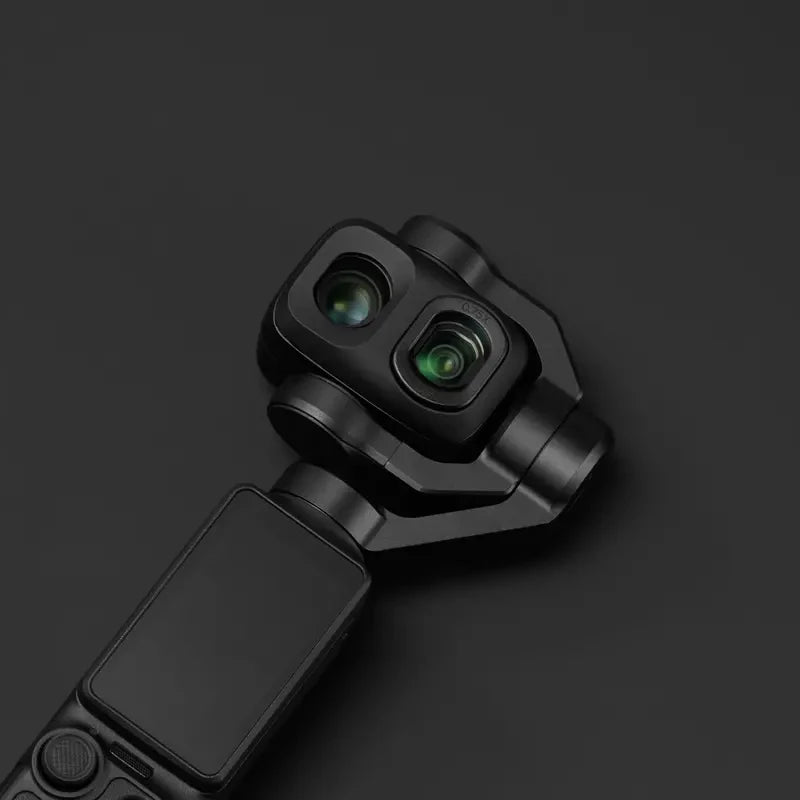 DJI Osmo Pocket 4P Wide-Angle Lens (Black) Attach the Wide-Angle Lens to expand the FOV to 108°