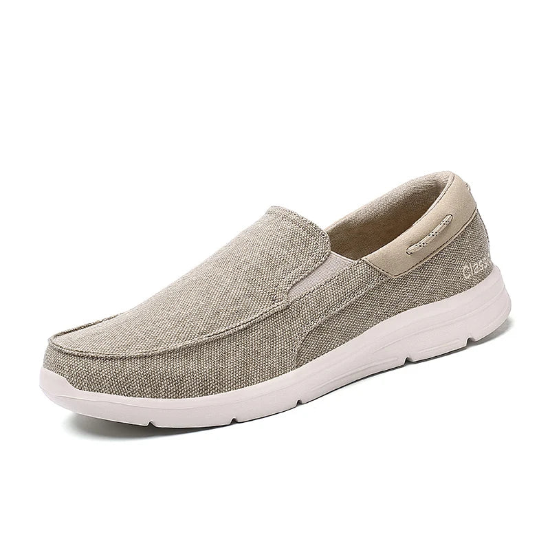 Mens Walking Shoes 2025 New Low Top Lightweight Breathable Flat Bottom Fashion Simple Loafers Casual Sneakers for Men
