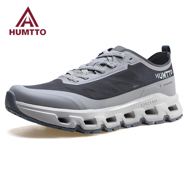 HUMTTO Men Hiking Shoes Outdoor Sneakers Spring New Lightweight Durable Cushioning Man Breathable Sneaker Non Slip Trail Running