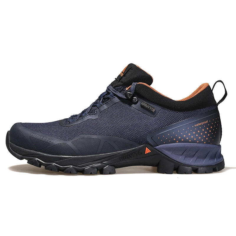 HUMTTO Trekking Shoes for Men Waterproof Climbing Hiking Shoes Mens Sports Luxury Designer Outdoor Leather Safety Sneakers Man