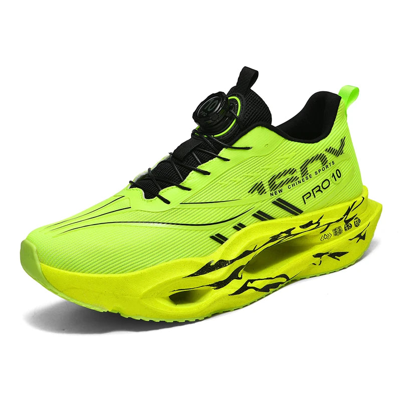 Mens Sports Shoes Outdoor Training Shock Absorption Rebound Running Shoes Parent-child Comfort Sports Stability Tennis Shoes