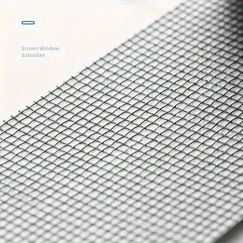 1Roll Window Screen Repair Tape,Anti Insect Mosquito Mesh, Broken Holes Repairing Strong Self Adhesive Window Screen Repair Tape
