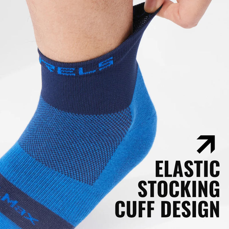 WRELS 1/2/3pairs COOLMAX Five Finger Socks Athletic Running Breathable Compression Comfortable Hiking Toe Socks for Men Women