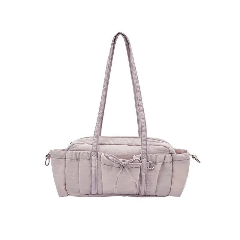 Semir Women Shoulder Bag Lightweight Cylinder Shape Bow Detail Underarm Urban Casual Daily Carry Bag Daily Wear 2026