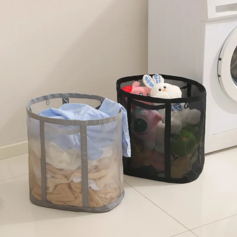 1pc Laundry Hamper,Foldable Dirty Clothes Storage Bag,Portable, Freestanding Hamper for Bedroom,Laundry Room, Bathroom.