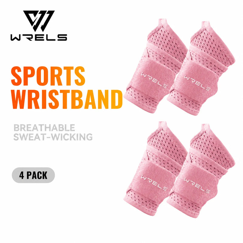 WRELS Compression Wristband Adjustable Wrist Brace Breathable Carpal Tunnel Pain Relief Sports Workout Sports Wrist Support