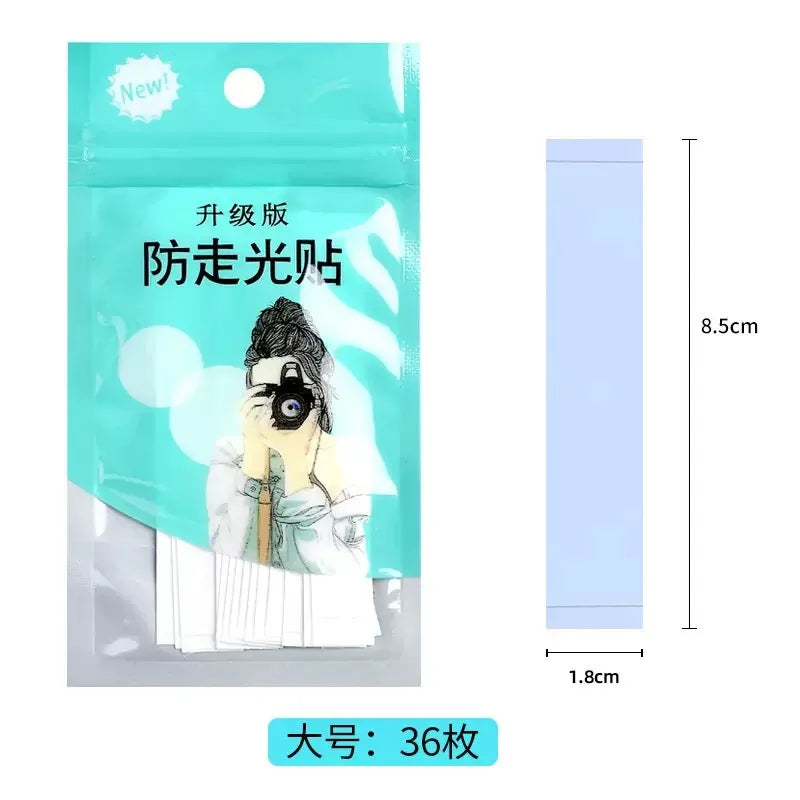 36 pcs Anti Glare Sticker Collar Shirt Collar Chest Double-Sided Tape Clothes Invisible Tie Skirt Universal Fixed Anti Slip
