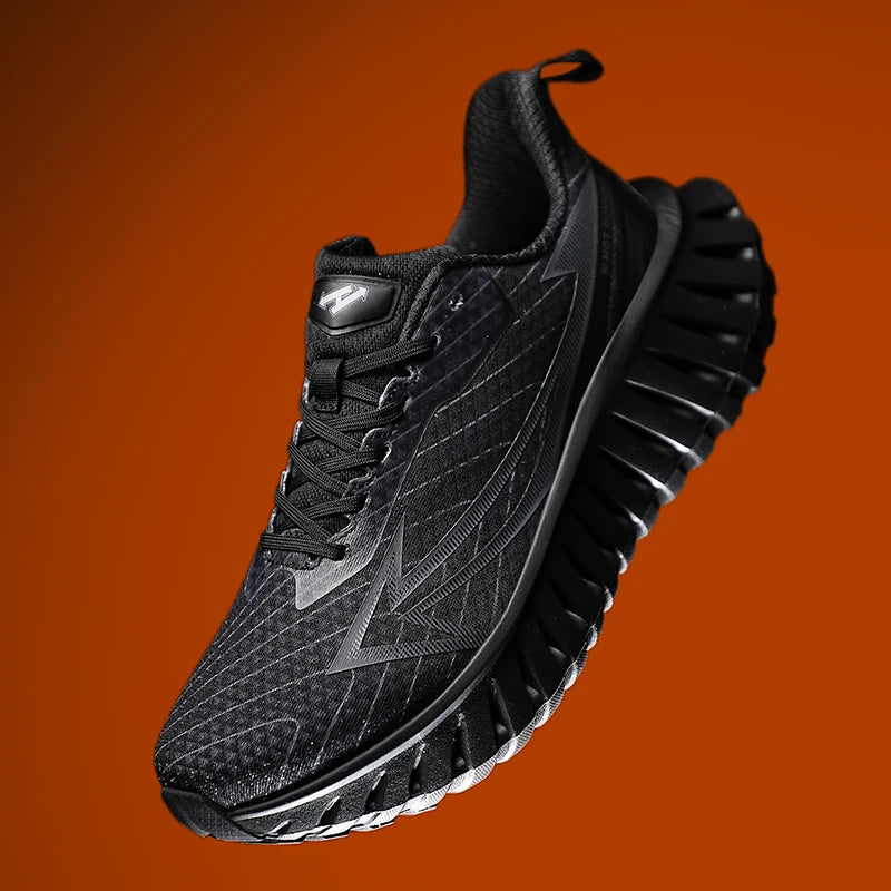 Mens Running Shoes Summer New Breathable Professional Marathon Training Sneakers Cushioning Flat Tennis Shoes for Man