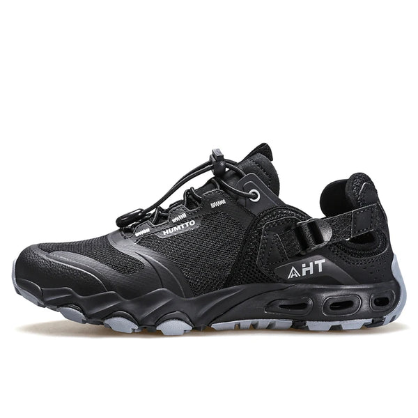 HUMTTO Summer Wading Hiking Shoes for Men Outdoor Man Sneakers Breathable Quick Drying Sports Trekking Beach Barefoot Mens Shoes