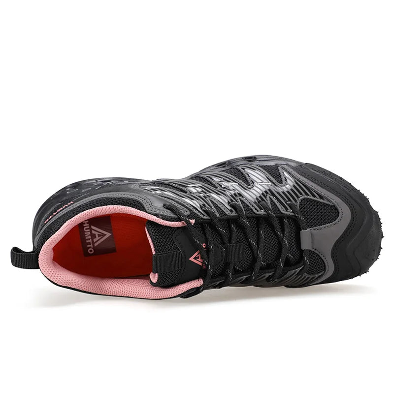 HUMTTO Hiking Shoes for Women Breathable Summer Women's Sneakers Luxury Designer Anti-slip Sports Trekking Boots Outdoor Sneaker