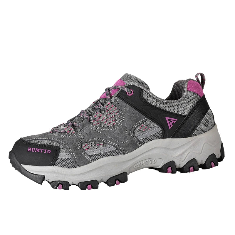 HUMMTO Shoes for Women Anti-slip Hiking Shoes Outdoor Sneakers Breathable Designer Shoe Lightweight Comfortable Treeking Boots
