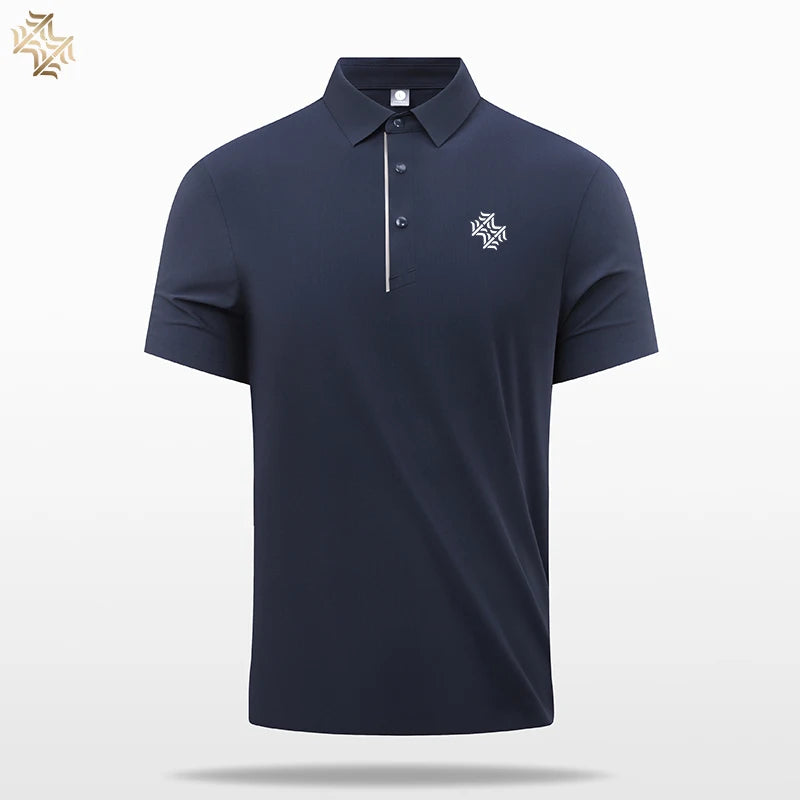 SBWL Seamless Process High Quality Men's Outdoors Casual Tennis T-Shirt Golf POLO Shirt Quick Drying Business Casual POLO Shirt