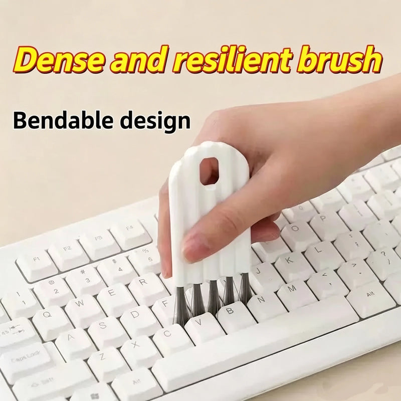 Cup Cap Keyboard Gap Brush Curling Cup Cap Brush Air Cushion Comb Cleaning Brush Bottle Cap Groove Gap Multi Purpose Brush