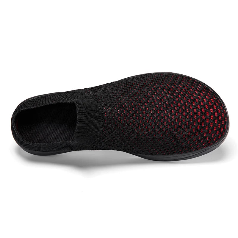 Summer Breathable Half Shoes Men Wide Foot Toes Shoes Hallux Valgus Diabetes Shoes Half Slippers Slip On Plus Big Size 47 48