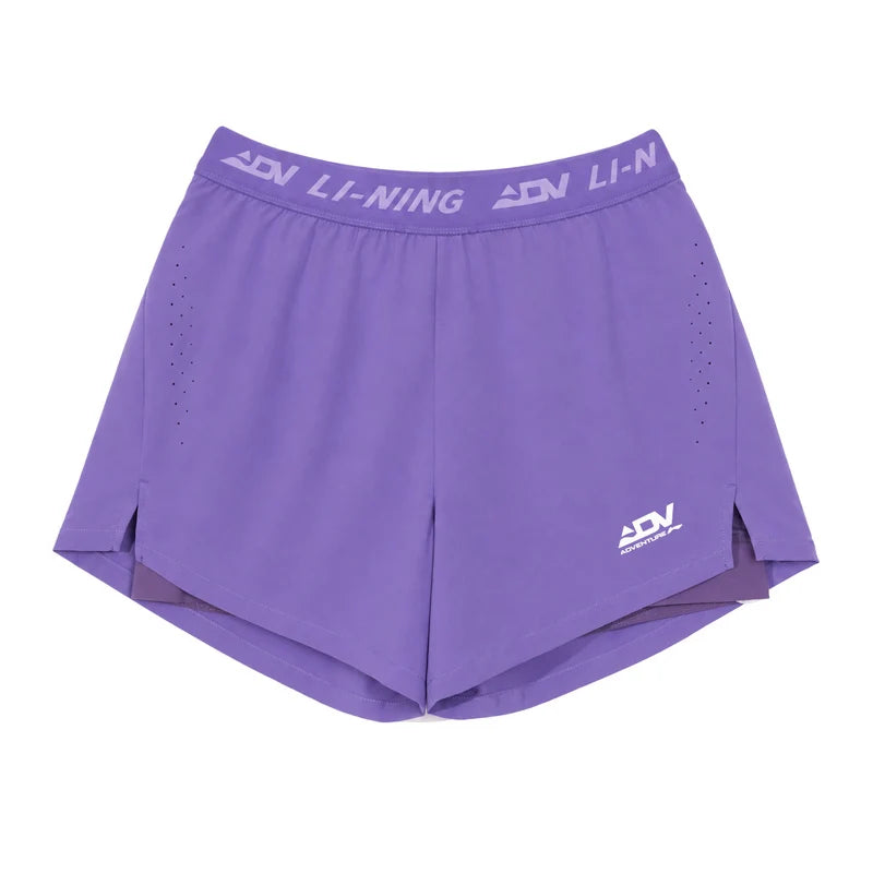 ខោរត់ Li-Ning សម្រាប់នារី 2 ក្នុង 1 ធ្វើពីប៉ូលីអេស្ទ័រ 88% អេឡាស្ទីន 12% ទំហំធម្មតា មានខ្យល់ចេញចូលបានល្អ AKSW602