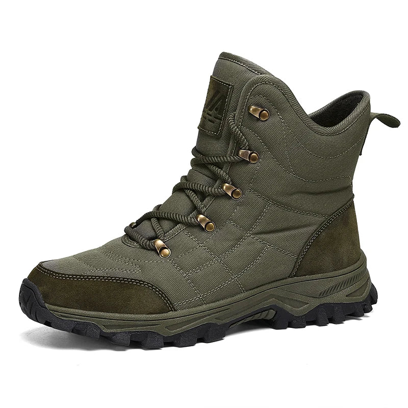 Men's Boots Autumn and Winter Waterproof Casual Snow Boots Non-Slip Comfort High-Top Outdoor Boots Fashion Youth Plus Size Boots