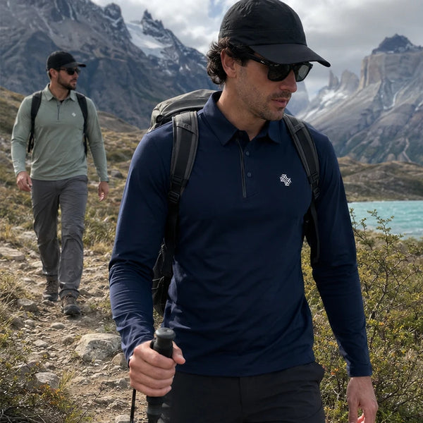 SBWL Autumn and Winter Fashion Outdoor Sports Long Sleeve Stand Collar T-Shirt Running Fitness Breathable Base Shirt Tops