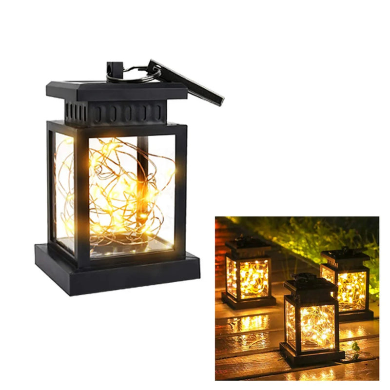 ភ្លើងសូឡា ភ្លើងខ្សែ LED ក្រៅផ្ទះ ចង្កៀងការពារទឹក ចង្កៀងព្យួរសួនច្បារ ភ្លើងតុបតែងទេសភាពក្រៅផ្ទះ ភ្លើងសួនច្បារ យានដ្ឋាន ទីធ្លាផ្ទះ
