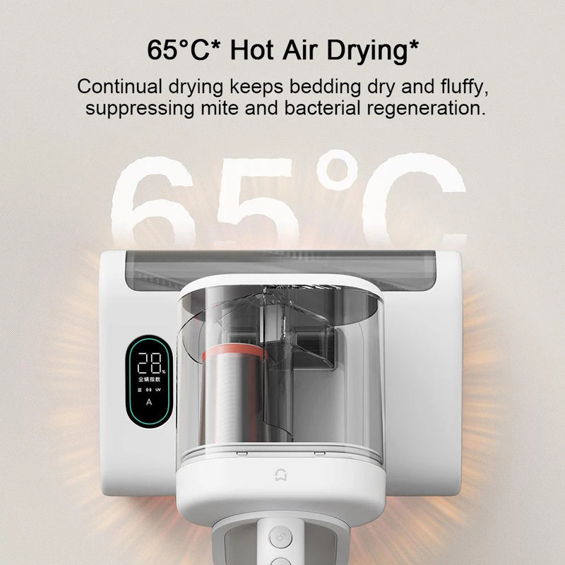 MIJIA Dust Mite Vacuum Cleaner 2 Pro,16kPa Suction,UV Sterilisation,Hot Air Drying,3 Cleaning Modes,Smart Mite Detection