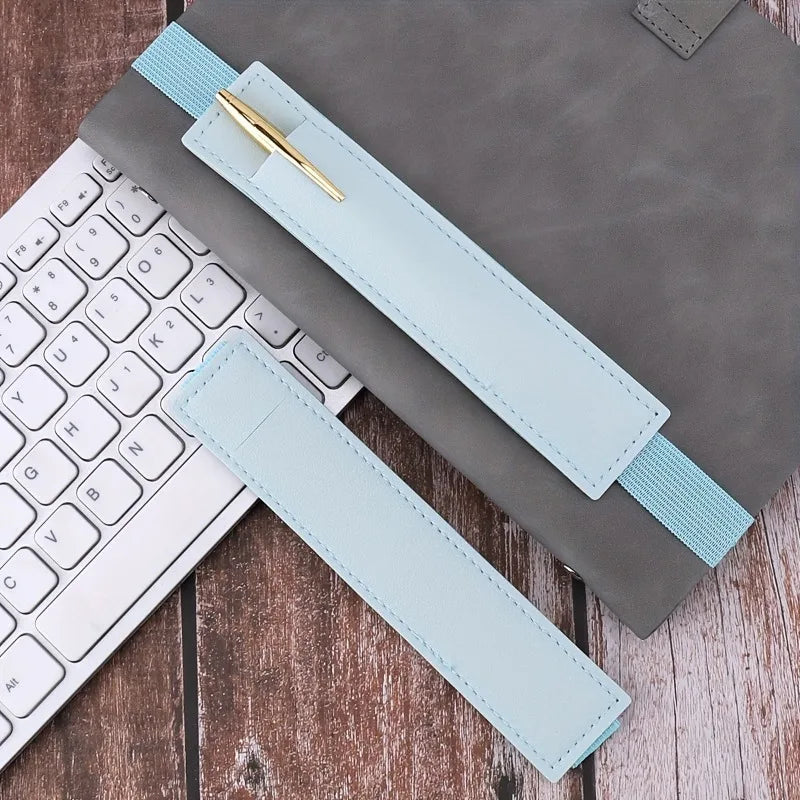 1/2pcs PU Leather Notebook Pen Cover,Portable Pen Holder & Storage Bag for School, Office.Office & Dorm Accessories.pen cap